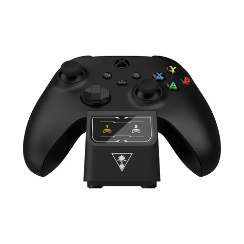 Vista 7 de Turtle Beach Fuel Dual Controller Charging Station & Headset Stand for Xbox Series XS & Xbox One Wireless Controllers 22+ Hour Battery Packs, Quick