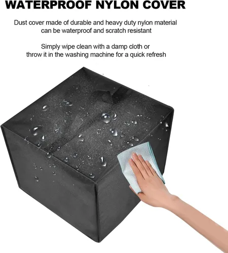Vista 5 de Funda para freidora de aire para horno tostador para freidora de aire CHEFMAN 10QT/12QT Cubiertas protectoras de nailon resistentes al calor