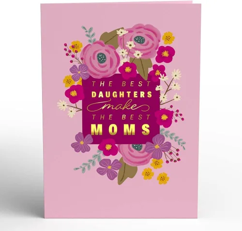 Vista 4 de Lovepop Tarjeta emergente para el día de la madre para ella, tarjetas de felicitación 3D para mamá, esposa, mujeres, las mejores hijas hacen las Las