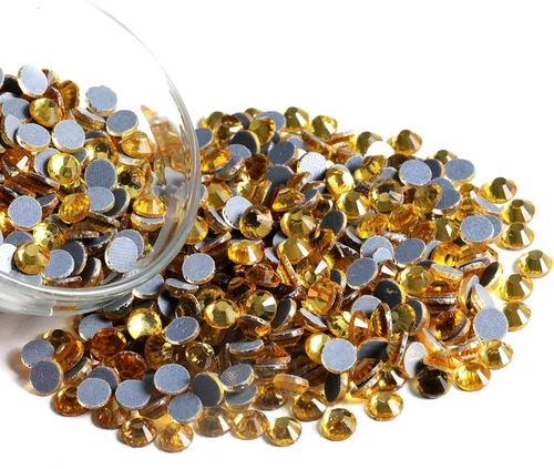 Vista 102 de 6000 PIEZAS Diamantes de Imitación Hotfix a Granel, Diamantes Naranja para Manualidades y Ropa, Diamantes de Imitación para Decoración DIY, SS10