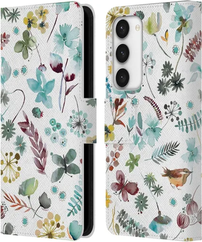 Vista 51 de Head Case Designs Officially Licensed Ninola Butterfly Nature Spring Floral Leather Wallet Case Compatible with Samsung Galaxy A07 4G