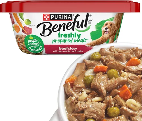 Vista 19 de Comidas preparadas Purina Beneful, comida para perro, paquete surtido, 10 onzas Tubo, paquete de 8