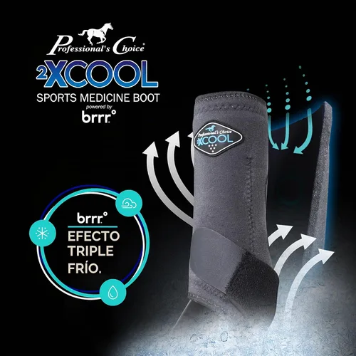 Vista 3 de Professional's Choice 2XCOOL - Botas deportivas para caballos medicinales, diseño protector y transpirable para máxima comodidad, durabilidad