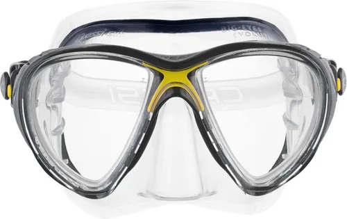 Vista 15 de Cressi Máscaras de buceo con lentes de lágrima inclinadas para una mayor visibilidad hacia abajo, evolución del aire y los ojos: fabricadas en Italia