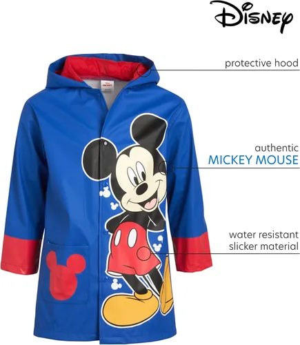 Vista 2 de Disney Chaqueta Mickey Mouse para niño - Impermeable Slicker Shell