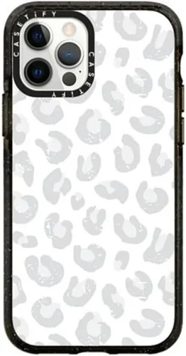 Vista 36 de Funda CASETiFY Impact Case para iPhone 12 / iPhone 12 Pro - Aries Moross - Sticker - Negro Transparente