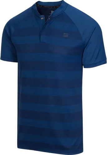 Vista 7 de Three Sixty Six Polo de golf sin cuello para hombre, ligero, absorbe la humedad y tela elástica