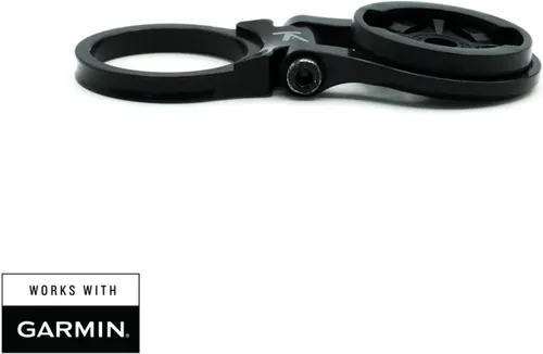 Vista 3 de K-Edge Soporte para computadora de bicicleta con vástago ajustable Garmin negro accesorios de ciclismo-electrónica