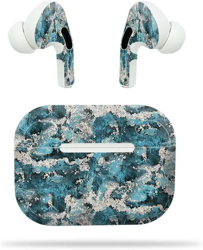 Vista 3 de MightySkins - Compatible con Apple Airpods Pro - Negro Camo Funda protectora de vinilo duradera y única Fácil de aplicar, quitar y cambiar