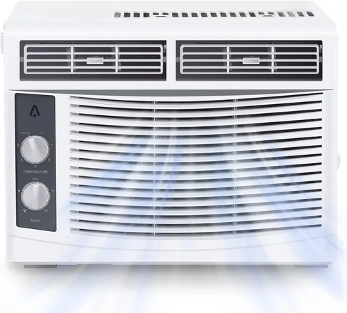 Vista 8 de Litake Aire acondicionado inteligente de ventana de 8,000 BTU, enfría hasta 350 pies cuadrados con control remoto y WiFi, ahorro de energía