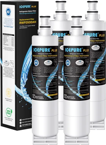 Vista 10 de ICEPURE Alkaline 4396508 Filtro de agua para refrigerador de reemplazo para EDR5RXD1, EveryDrop Filtro 5, Whirlpool 4396510, 4392857, 4396547, 9085