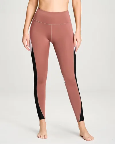Vista 60 de Malla Queenieke 8030 de yoga, para correr, leggings con color combinado, para mujer