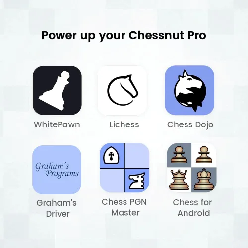 Vista 7 de Chessnut Tablero de ajedrez electrónico de tamaño profesional de torneo: tablero de 21.7 in, reconocimiento completo de piezas de madera