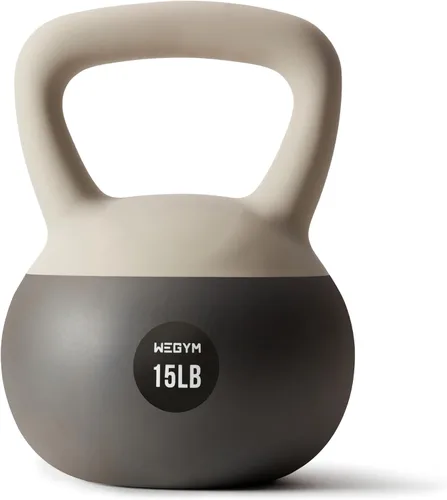 Vista 19 de WeGym Mancuernas suaves con base resistente a impactos acolchada y mango antideslizante de agarre ancho para entrenamientos en casa, levantamiento