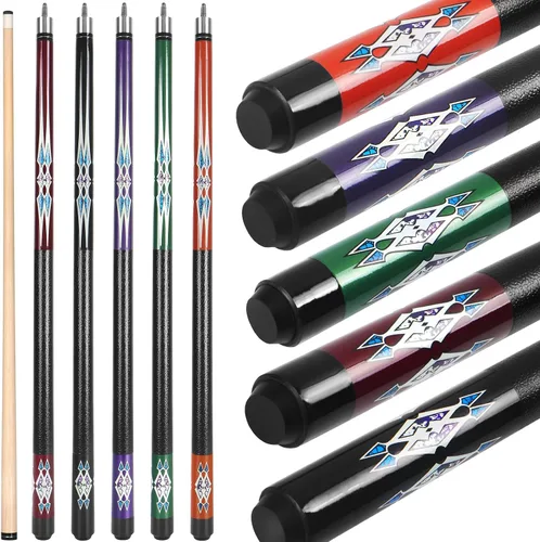 Vista 15 de Kmise 58 Inch FAS Canadian Maple Pool Cue Set