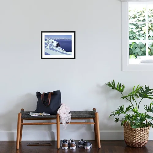 Vista 4 de ART.COM Impresiones artísticas enmarcadas para pared, diseño de lago Tahoe, California, Estados Unidos, decoración escénica, 16 x 12 pulgadas, marco