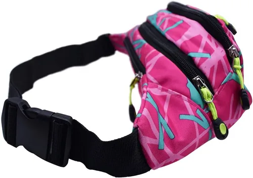 Vista 4 de Riñonera de viaje con múltiples funciones, bolsa de pecho con correa ajustable para cinturón para hombres y mujeres, apta para eventos al aire