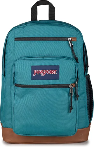 Vista 18 de JanSport Mochila genial con funda para laptop de 15 pulgadas, mochila grande para computadora con 2 compartimentos, correas ergonómicas, Negro