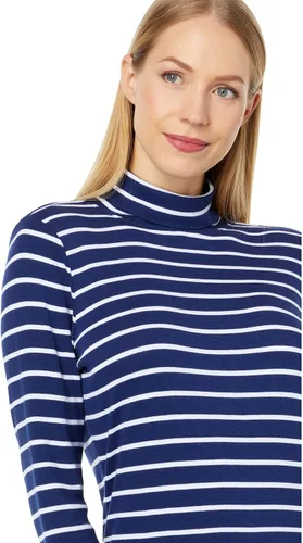 Vista 3 de vineyard vines Women's Striped Simple Turtleneck
