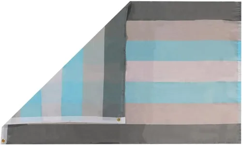 Vista 2 de Demi Boy Demiboy Pride - Bandera de nailon impresa 68D de 3 x 5 pies, 3 pies x 5 pies