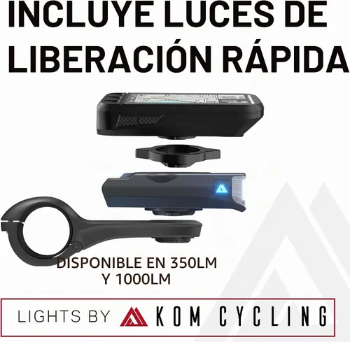Vista 5 de KOM Cycling Adaptador de cuarto de vuelta compatible con computadoras