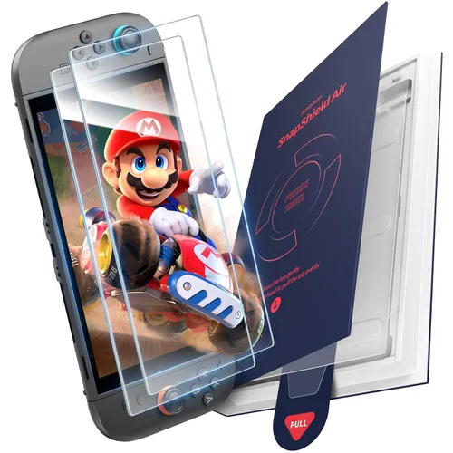 Vista 11 de Ambison 2 Pack Screen Protector Designed for Nintendo Switch 2 (2025) 7.9 inch, [Auto-Alignment Kit & HD Clear], Touch Sensitive, 9H Hardness