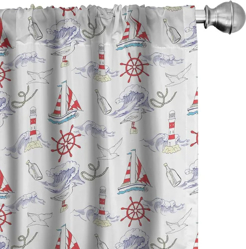 Vista 12 de Lunarable Cortinas con estampado de madera, madera natural rústica con rayas, patrón abstracto ovalado, tema de carpintería, tratamientos