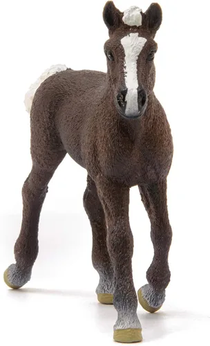 Vista 3 de Schleich Farm World, juguetes de caballos para niñas y niños, figura de juguete de caballo bebé, potro de la selva negra, a partir de 3 años