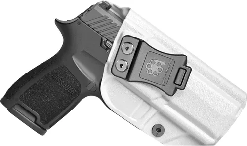 Vista 12 de Amberide IWB Kydex Holster for SIG Sauer P320 Carry/Compact / M18, Concealed Carry, No Optic/No Laser, Adjustable Cant, Secure Retention, Made in