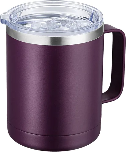 Vista 37 de MEWAY - Taza de café con asa, vaso térmico