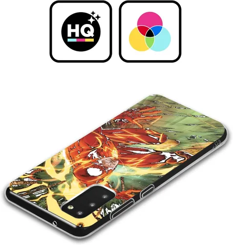 Vista 2 de Head Case Designs Funda de gel suave con licencia oficial de la Liga de la Justicia DC Comics 52#9 The Flash, compatible con Samsung Galaxy A13 5G
