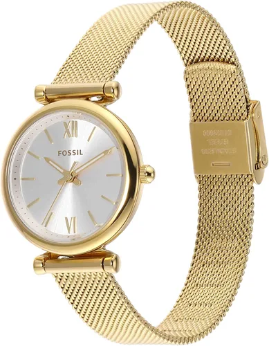 Vista 3 de Fossil Carlie Mini Reloj casual de cuarzo de acero inoxidable para mujer