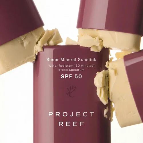 Vista 7 de Project Reef SPF 50 - Protector solar mineral en barra de tamaño compacto, 0.5 onzas Barra SPF50, resistente al agua, cumple con la Ley 104