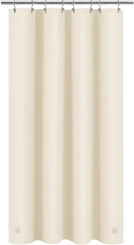 Vista 16 de Barossa Design - Forro de cortina estrecho de PEVA para ducha, con 3 imanes, impermeable, para cabina de baño pequeña, sin PVC, ojales metálicos