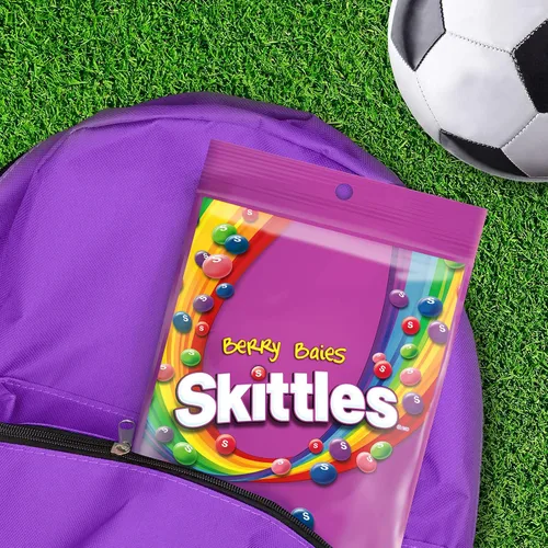 Vista 5 de Skittles Berry, Mega-Pack, 320gm/11.28oz, Púrpura