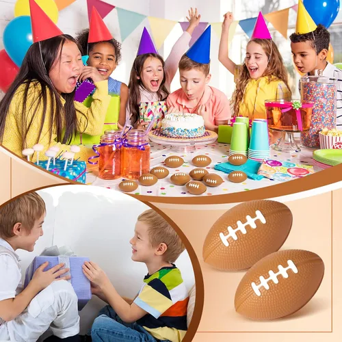 Vista 5 de Blulu Paquete de 30 mini bolas de fútbol de espuma para el estrés a granel de 2.17 pulgadas para niños y adultos, regalo de fiesta escolar, pequeño