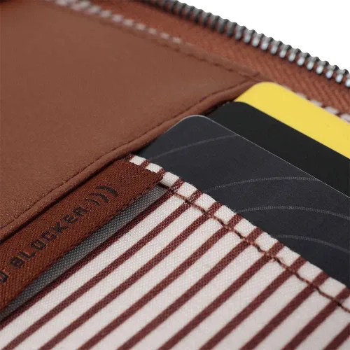 Vista 5 de TOTTO Cartera de licencia para adultos unisex Marrón Única