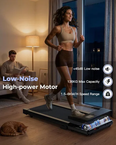 Vista 8 de MJWW Almohadilla para caminar con control inteligente de aplicación AI