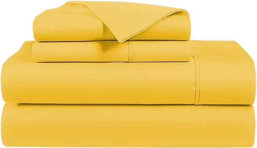 Vista 16 de AMAY Sábanas de 500 hilos 100% algodón egipcio tamaño individual, sábanas para cama de tamaño individual, algodón de fibra extra larga, calidad