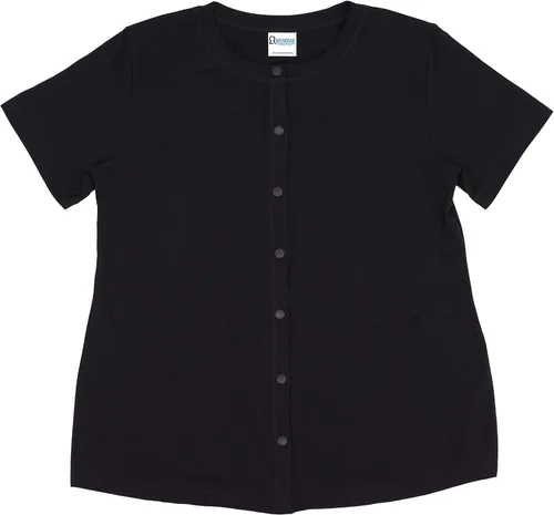 Vista 3 de Camisa de recuperación de mastectomía con bolsillos de drenaje