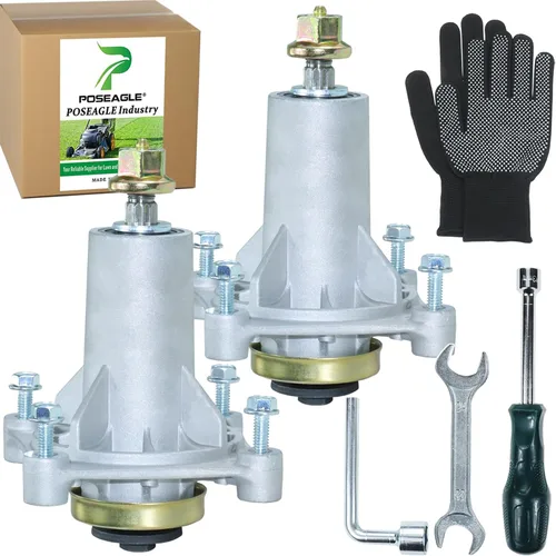 Vista 10 de Kit de montaje de husillo 587819701 previamente engrasado que reemplaza a Craftsman 187292 187281 192870 192872 Husqvarna 587125401 532187281