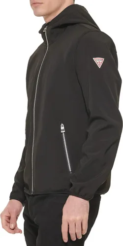 Vista 3 de GUESS Chaqueta Softshell de manga larga con capucha para hombre