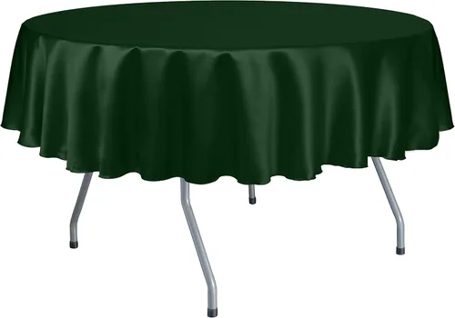 Vista 11 de Ultimate Textile Herringbone - Fandango 84-Inch Round Tablecloth, Black