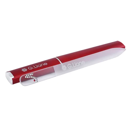 Vista 5 de Lima de uñas de cristal premium con estuche, limas de uñas de cristal profesional, juego de manicura perfecto para mujeres, hombres y niños, juego