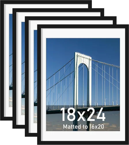 Vista 33 de Wiscet Juego de 3 marcos de fotos de 8 x 10 pulgadas, muestra fotos de 5 x 7 pulgadas con paspartú o de 8 x 10 pulgadas sin paspartú, marco de fotos