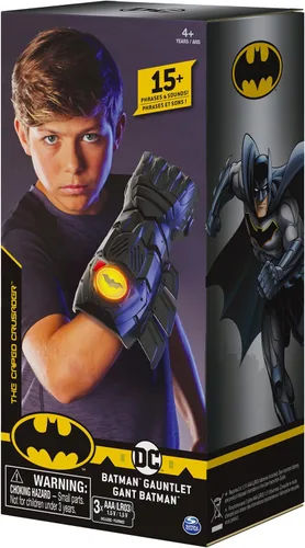 Vista 7 de Batman, guantelete interactivo con más de 15 frases y sonidos, disfraz de Halloween para niños, juguetes para niños de 4 años en adelante