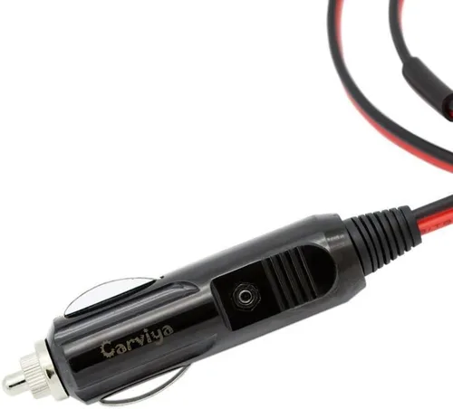 Vista 3 de Adaptador de encendedor de cigarrillos macho de 12 V, 24 V, resistente, 16 AWG, 15 A, 20 A, cable de fuente de alimentación