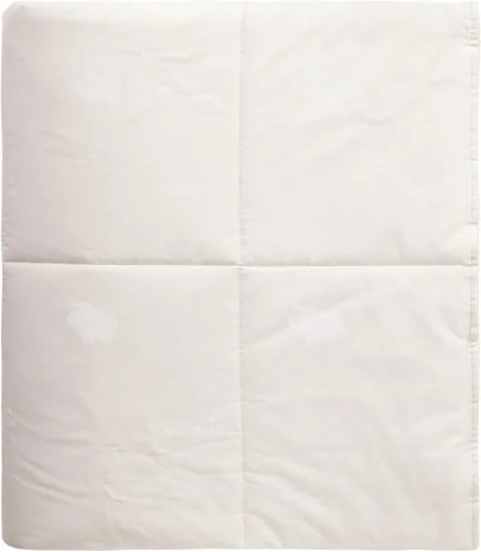 Vista 5 de Edredón relleno de lana, edredón alternativo 100% algodón, ropa de cama de punto bordado, hecho de lana de oveja, suave, reversible, transpirable