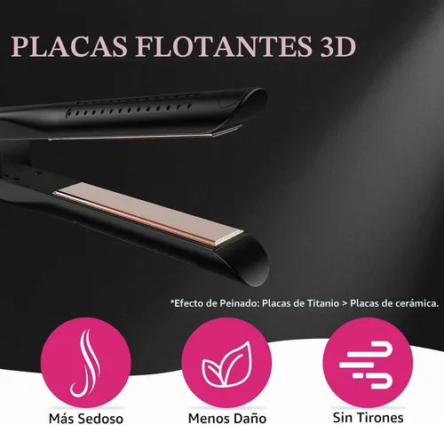 Vista 6 de SKIMI Airflow Styler 2.0 - Plancha plana de titanio para alisar el cabello