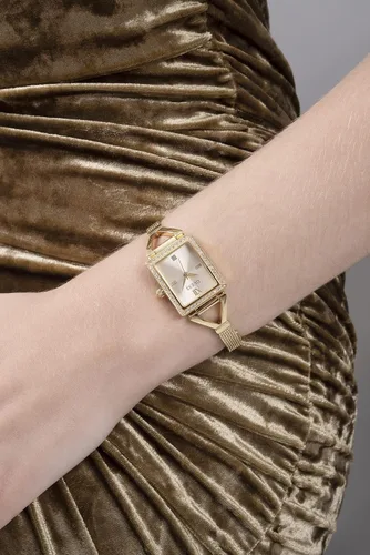 Vista 6 de GUESS Women's Jewelry Square Glitz 22mm Ladies Japanese Quartz Watch